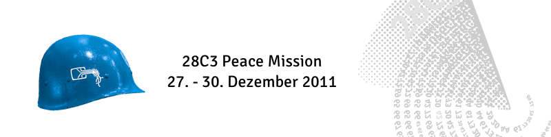 28C3 Peace Mission vom 27. - 30. Dezember 2011