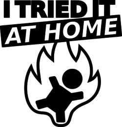 I tried it at Home Logo Vector